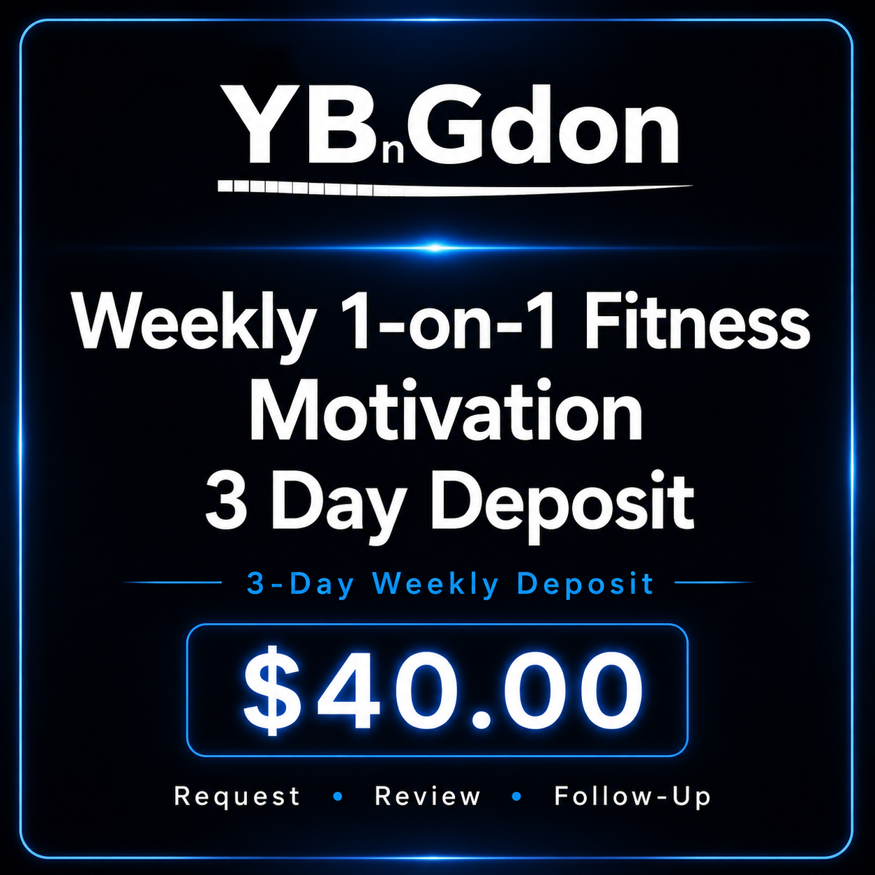 1-on-1 Fitness Motivation Drop-In Deposit - Image 3