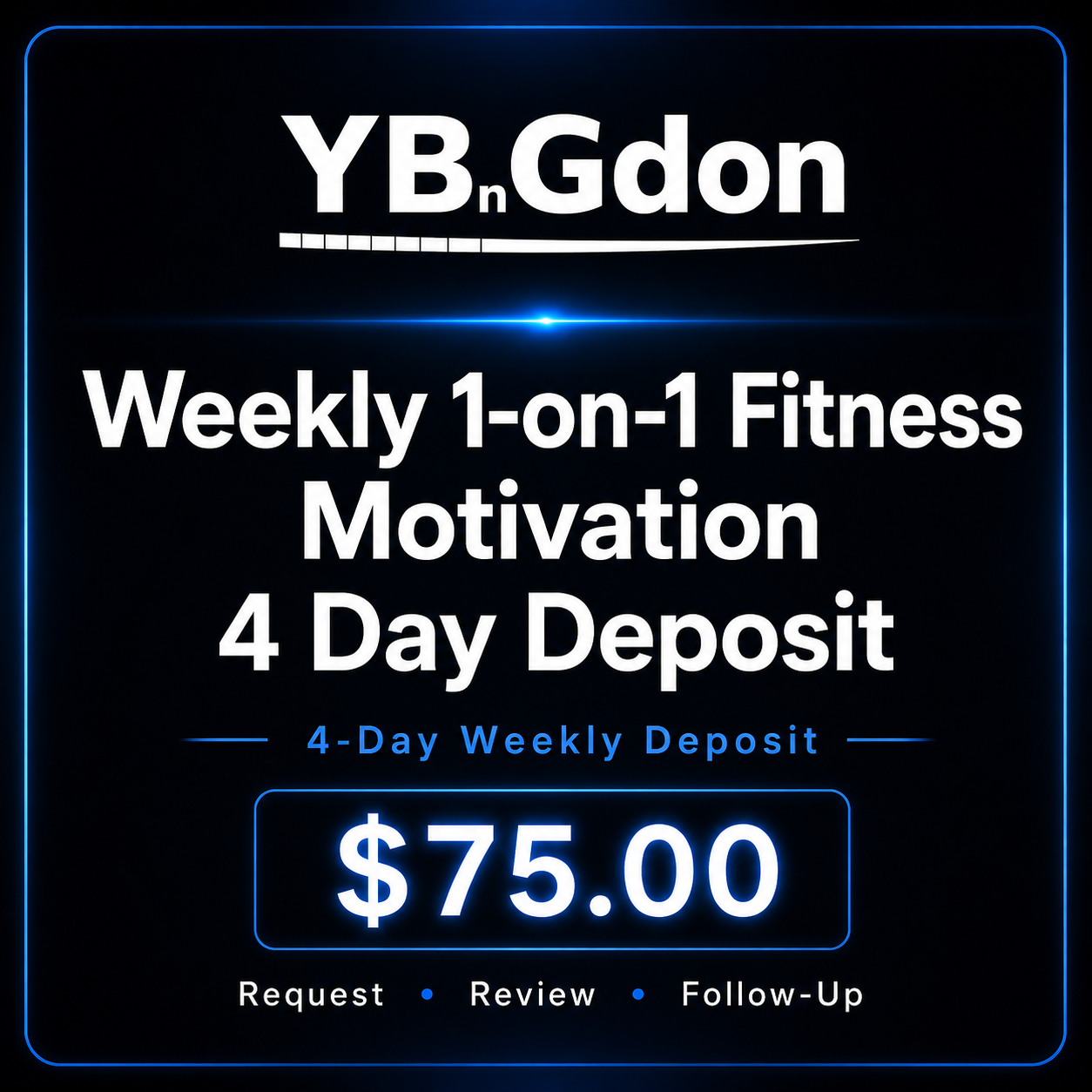 1-on-1 Fitness Motivation Drop-In Deposit - Image 4