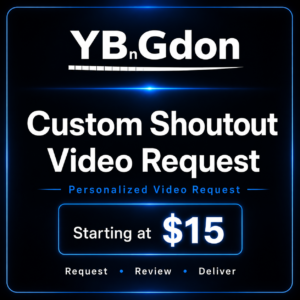 Custom Shoutout Video Request