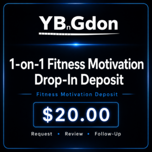 1-on-1 Fitness Motivation Drop-In Deposit